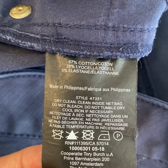 Tory Burch Women’s Pants size 6 excellent condition inseam 26 1/2 “ long - Picture 11 of 12